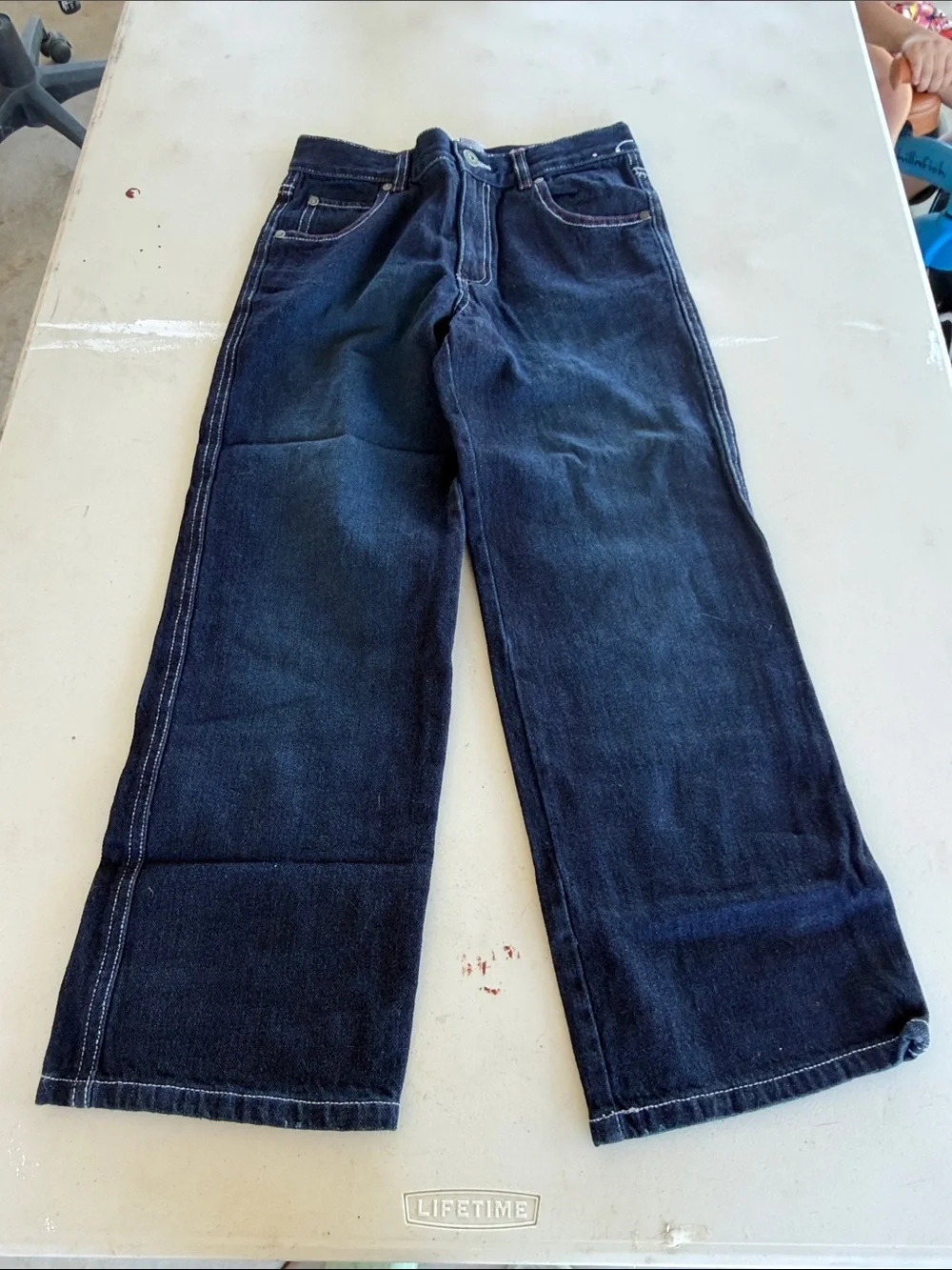NWT Gymboree Navy Wide Leg Kids Jeans